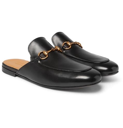 gucci slip ons mens|gucci backless loafers men.